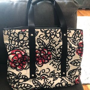 Coach floral print curse